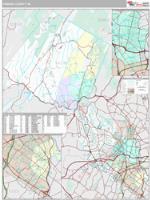 Passaic County, NJ Wall Map Zip Code