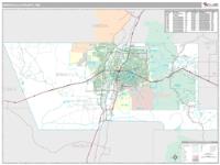 Bernalillo County, NM Wall Map Zip Code