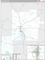 Chaves County, NM Wall Map Zip Code