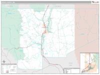 Sierra County, NM Wall Map Zip Code