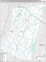 Columbia County, NY Wall Map Zip Code