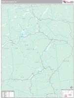 Hamilton County, NY Wall Map Zip Code