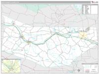 Montgomery County, NY Wall Map Zip Code