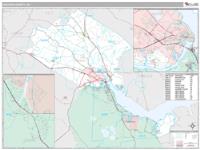 Craven County, NC Wall Map