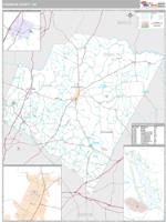 Franklin County, NC Wall Map