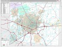 Guilford County, NC Wall Map Zip Code