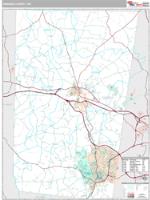 Orange County, NC Wall Map Zip Code