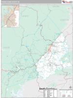 Transylvania County, NC Wall Map