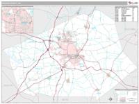 Wilson County, NC Wall Map