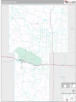 Billings County, ND Wall Map Zip Code