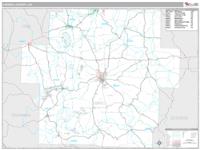 Carroll County, OH Wall Map Zip Code