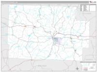 Coshocton County, OH Wall Map