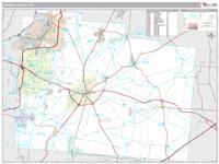 Greene County, OH Wall Map Zip Code