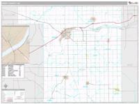 Henry County, OH Wall Map Zip Code