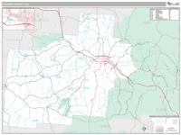 Hocking County, OH Wall Map Zip Code