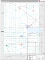 Mercer County, OH Wall Map Zip Code