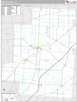 Morrow County, OH Wall Map Zip Code