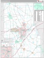 Richland County, OH Wall Map Zip Code