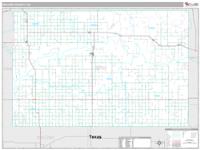 Beaver County, OK Wall Map Zip Code