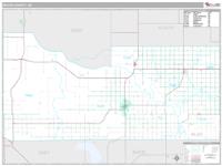 Major County, OK Wall Map Zip Code