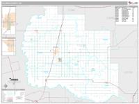 Tillman County, OK Wall Map Zip Code