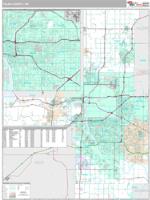 Tulsa County, OK Wall Map