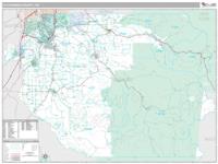 Clackamas County, OR Wall Map Zip Code