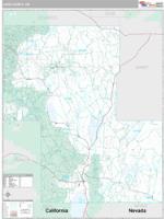 Lake County, OR Wall Map Zip Code