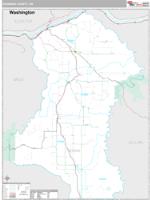 Sherman County, OR Wall Map Zip Code