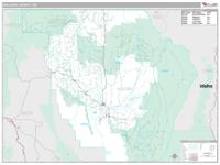 Wallowa County, OR Wall Map Zip Code