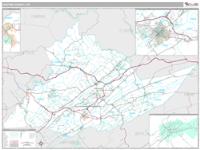 Centre County, PA Wall Map Zip Code