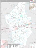 Columbia County, PA Wall Map Zip Code