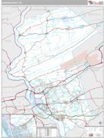 Dauphin County, PA Wall Map Zip Code