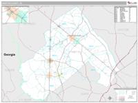 Hampton County, SC Wall Map Zip Code