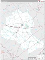 Lee County, SC Wall Map Zip Code