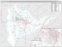 Sumter County, SC Wall Map Zip Code