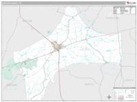 Chester County, TN Wall Map Zip Code