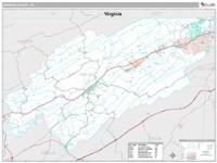 Hawkins County, TN Wall Map