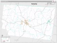 Macon County, TN Wall Map Zip Code