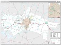 Putnam County, TN Wall Map Zip Code