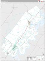 Rhea County, TN Wall Map Zip Code