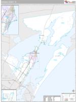 Aransas County, TX Wall Map Zip Code