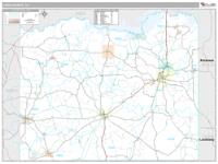 Cass County, TX Wall Map