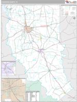 Cherokee County, TX Wall Map