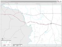 Crockett County, TX Wall Map Zip Code