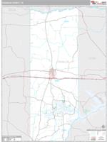 Franklin County, TX Wall Map