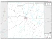 Mason County, TX Wall Map Zip Code