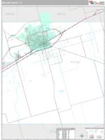 Midland County, TX Wall Map Zip Code