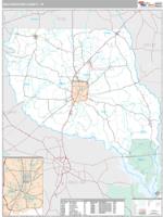 Nacogdoches County, TX Wall Map