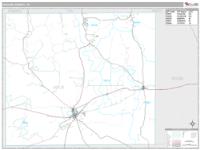 Uvalde County, TX Wall Map Zip Code